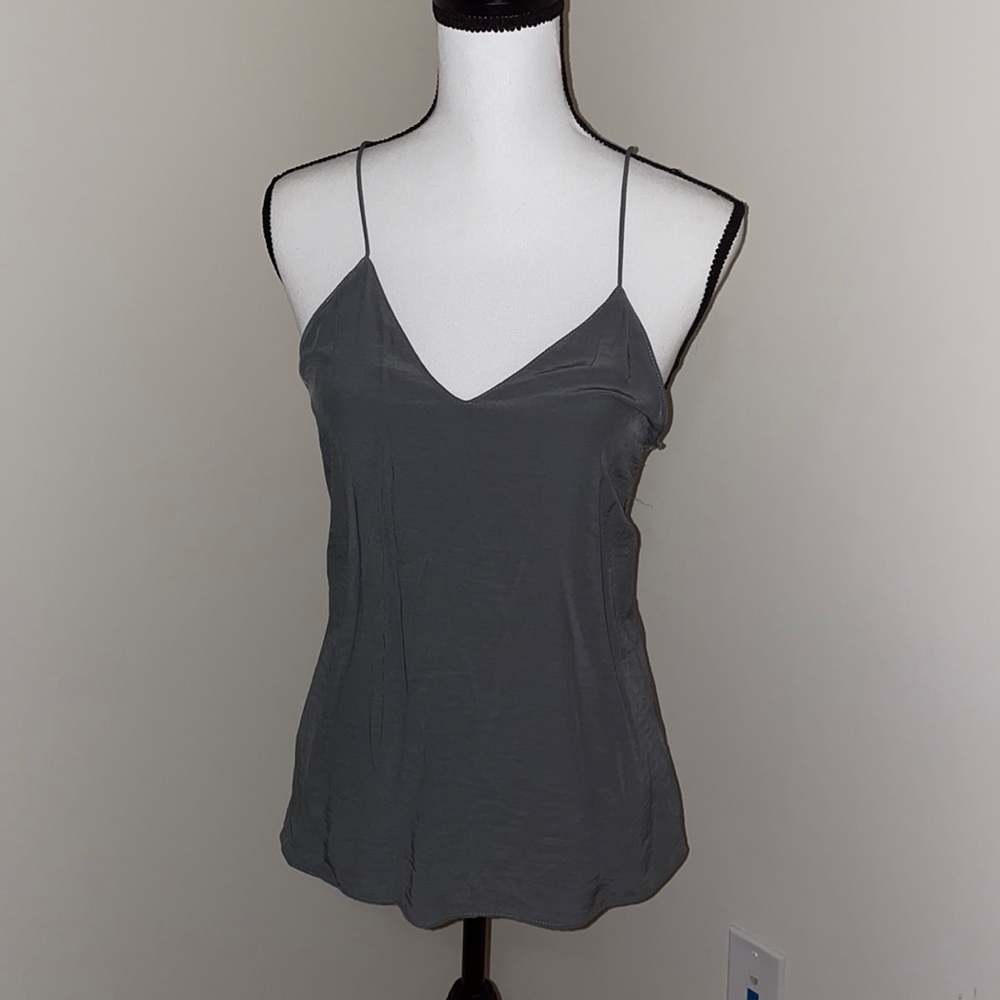 Gray lace Cami